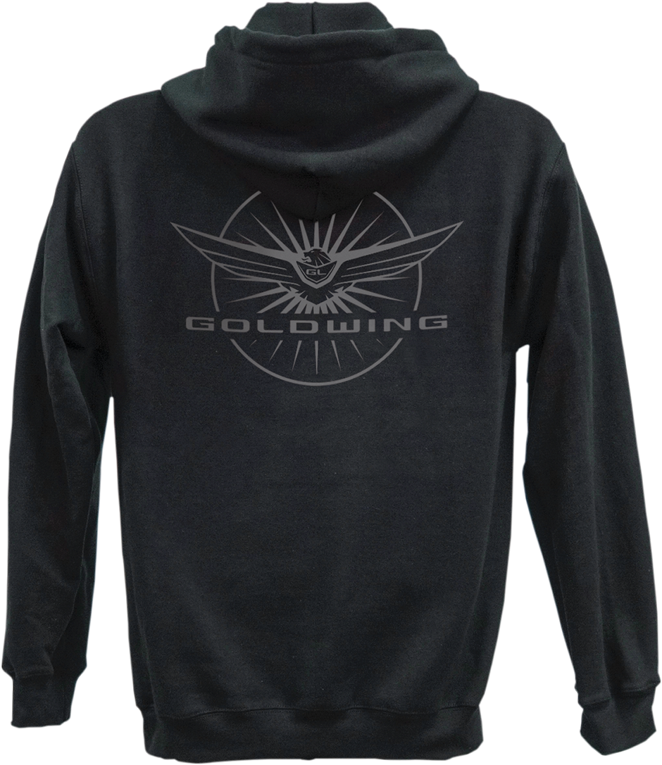 FACTORY EFFEX Goldwing Burst Zip Hoodie - Black - Medium 25-88812