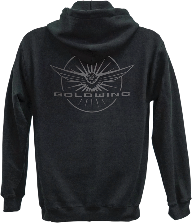 FACTORY EFFEX Goldwing Burst Zip Hoodie - Black - Medium 25-88812