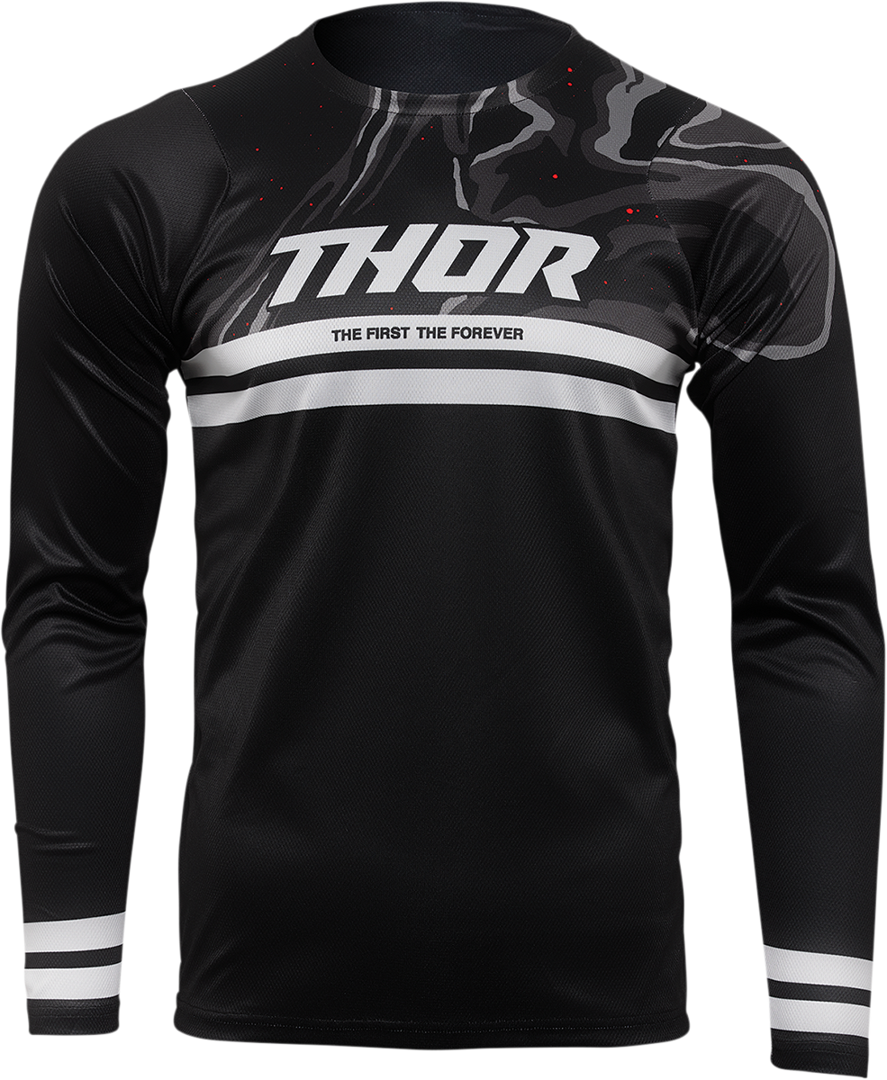 THOR Assist Banger Long-Sleeve Jersey - Black - XS 5120-0186