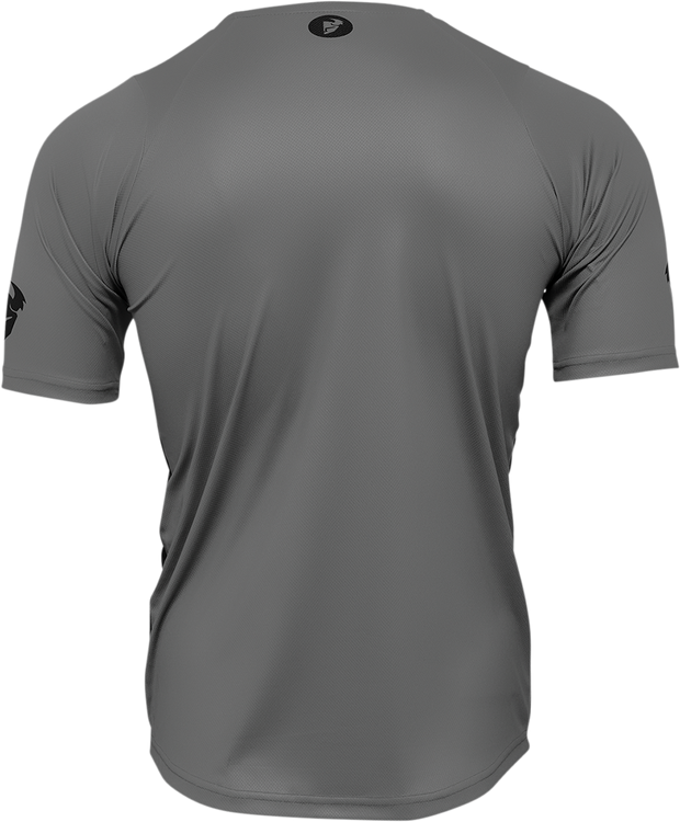 THOR Assist React Short-Sleeve Jersey - Gray/Purple - XS 5120-0174
