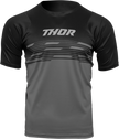 THOR Assist Shiver Short-Sleeve Jersey - Black/Gray - Large 5120-0171