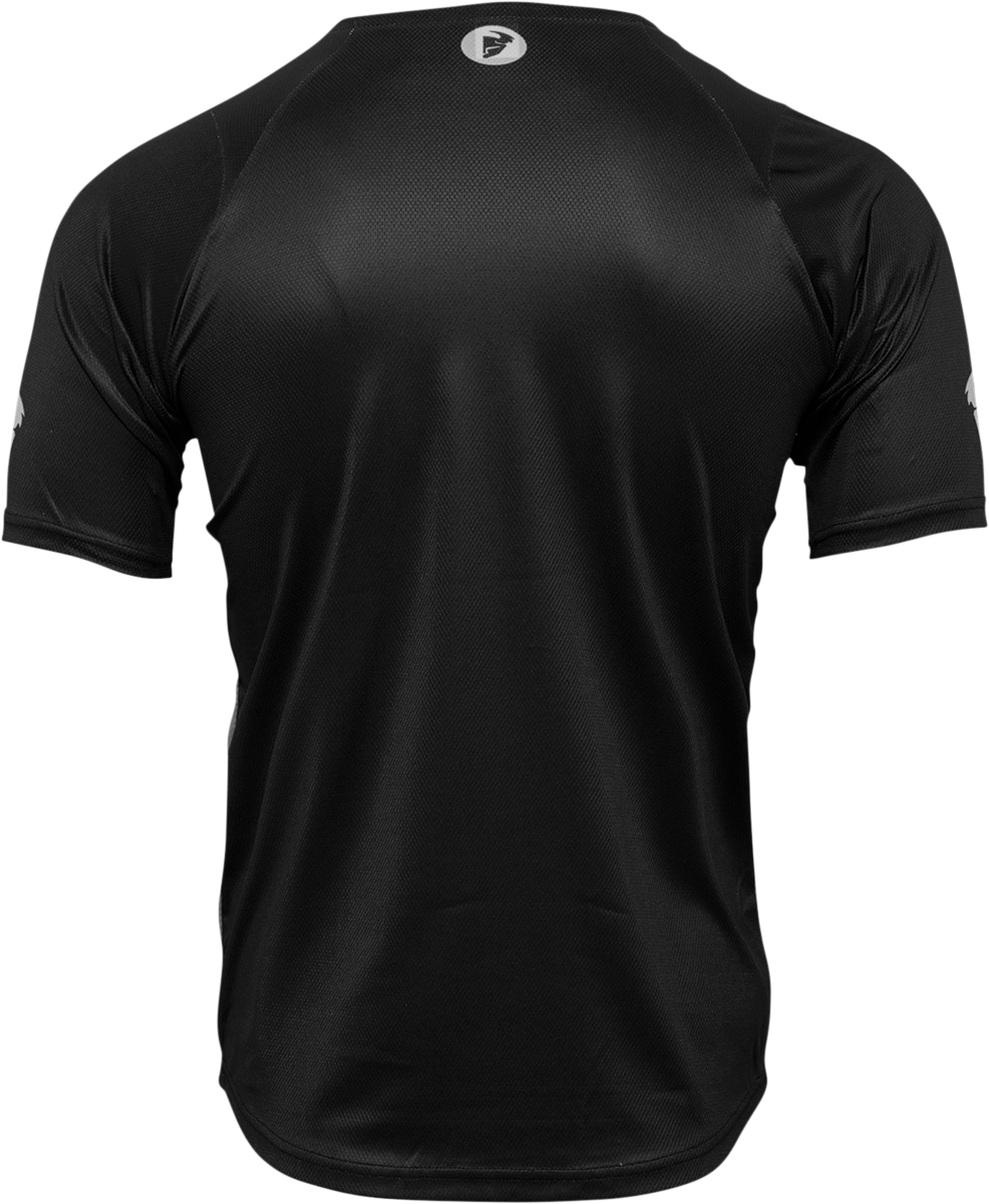 THOR Assist Shiver Short-Sleeve Jersey - Black/Gray - Large 5120-0171