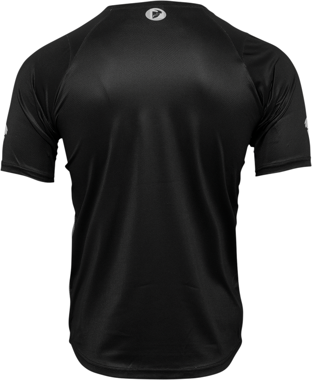 THOR Assist Shiver Short-Sleeve Jersey - Black/Gray - Large 5120-0171