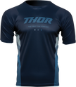 THOR Assist React Short-Sleeve Jersey - Midnight/Teal - XS 5120-0180