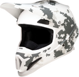 Z1R Rise snow full face modular helmet in digi camo with white and gray design, size large, for winter snowboarding or skiing.