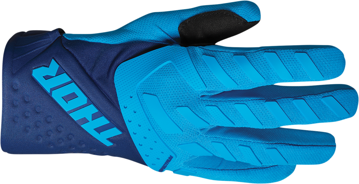 THOR Youth Spectrum Gloves - Blue/Navy - 2XS 3332-1602