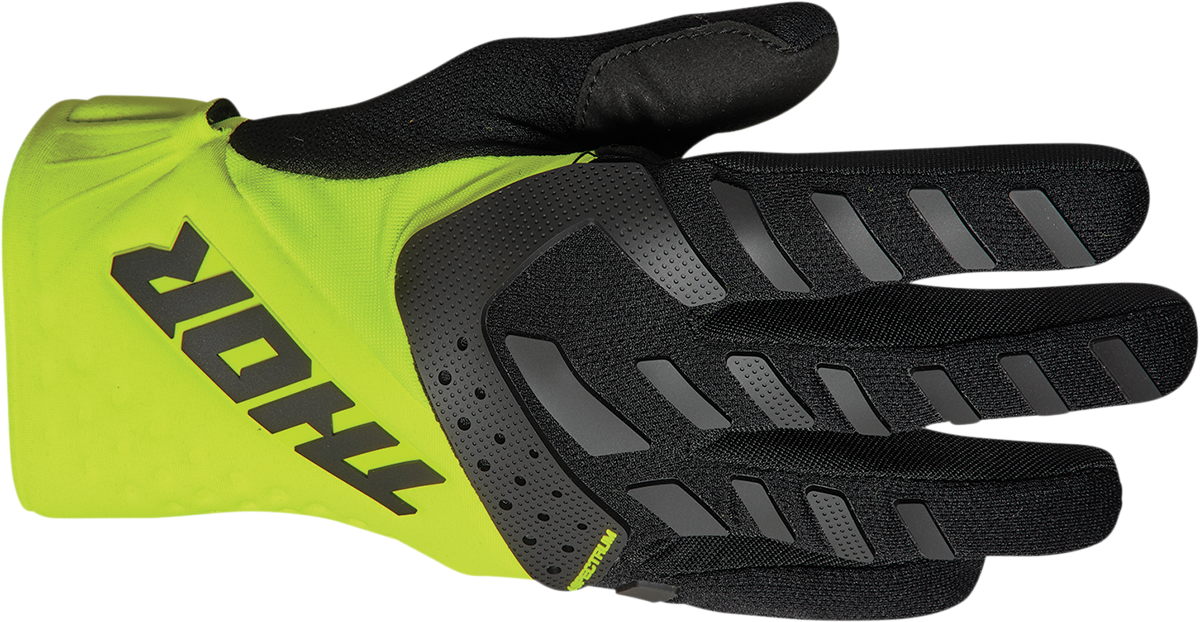 THOR Youth Spectrum Gloves - Black/Acid - 2XS 3332-1617