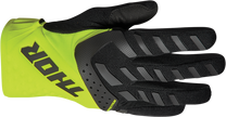 THOR Youth Spectrum Gloves - Black/Acid - 2XS 3332-1617