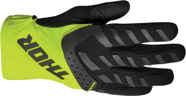 THOR Youth Spectrum Gloves - Black/Acid - 2XS 3332-1617