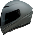 Z1R Jackal street full face helmet in primer gray with smoke visor, size XS, designed for adult motorcycle riders.