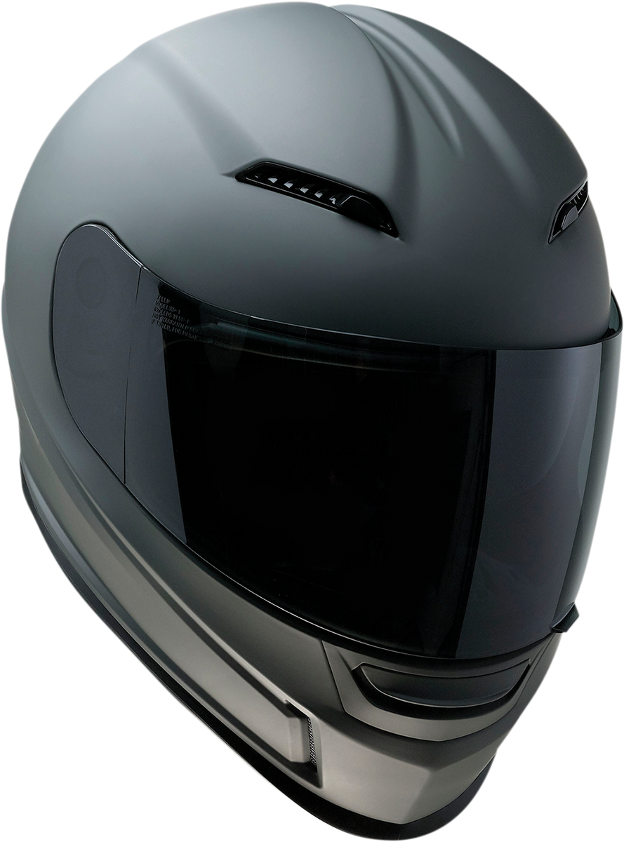 Z1R Jackal street full face helmet in primer gray with smoke visor, XS size, sleek and protective motorcycle helmet.