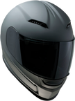 Z1R Jackal street full face helmet in primer gray with smoke visor, XS size, sleek and protective motorcycle helmet.