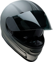 Z1R Jackal street full face helmet in primer gray with smoke visor, XS size, designed for adult riders.