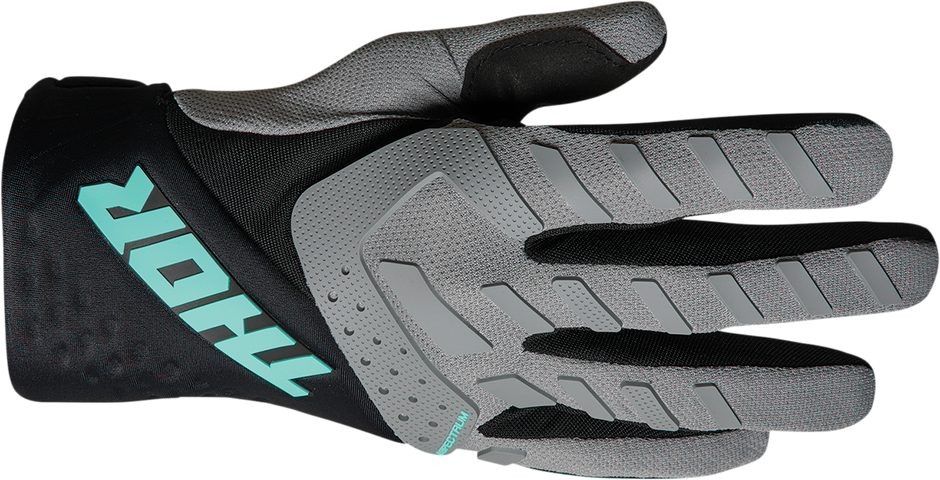 THOR Youth Spectrum Gloves - Gray/Black/Mint - XS 3332-1598