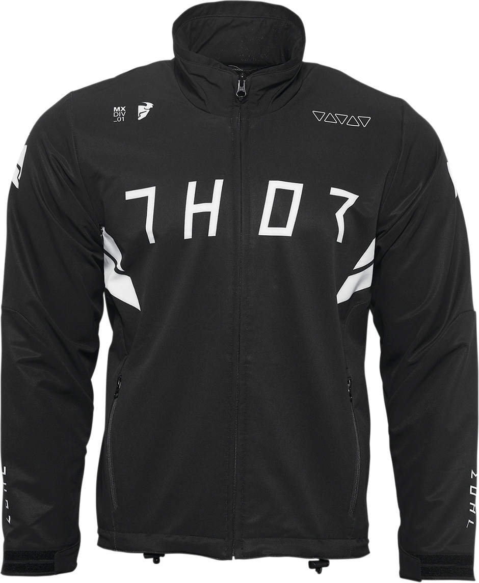 THOR Warmup Jacket - Black/White - Small 2920-0672