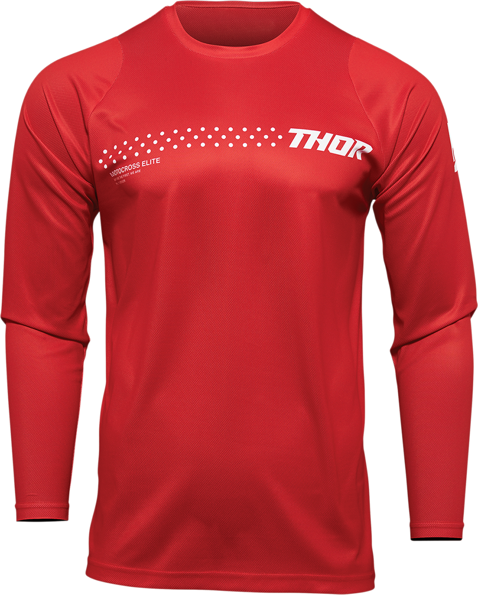 THOR Youth Sector Minimal Jersey - Red - Large 2912-2019