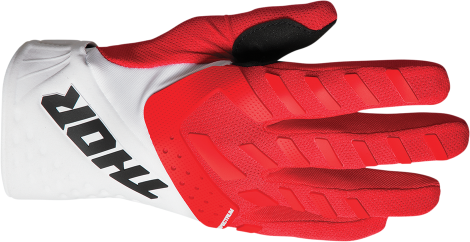 THOR Youth Spectrum Gloves - Red/White - 2XS 3332-1607