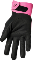 THOR Women's Spectrum Gloves - Fluo Pink/Black - Medium 3331-0208