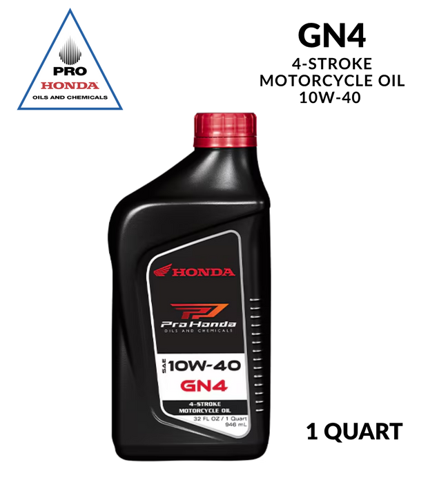 Aceite de motor de 4 tiempos Honda GN4 PRO 10W-40 (1 CUARTO DE GALÓN)