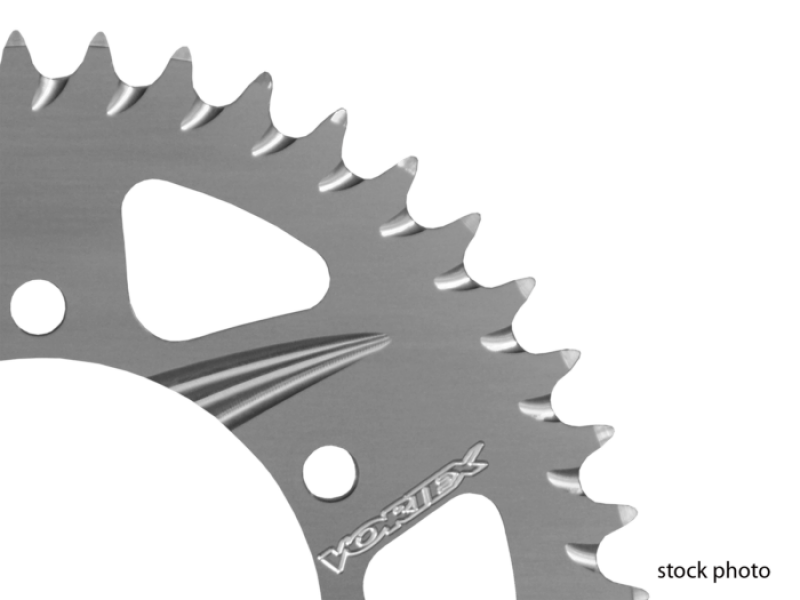 Vortex Racing Aluminum Rear Sprocket 428 48 Tooth- Silver