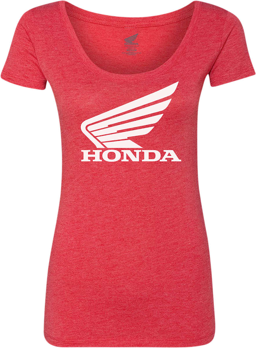 HONDA APPAREL Women's Honda Wing T-Shirt - Red - Small NP21S-L3029-S