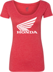 HONDA APPAREL Women's Honda Wing T-Shirt - Red - Small NP21S-L3029-S