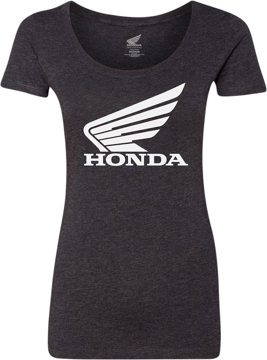 HONDA APPAREL Women's Honda Wing T-Shirt - Black - Small NP21S-L3030-S