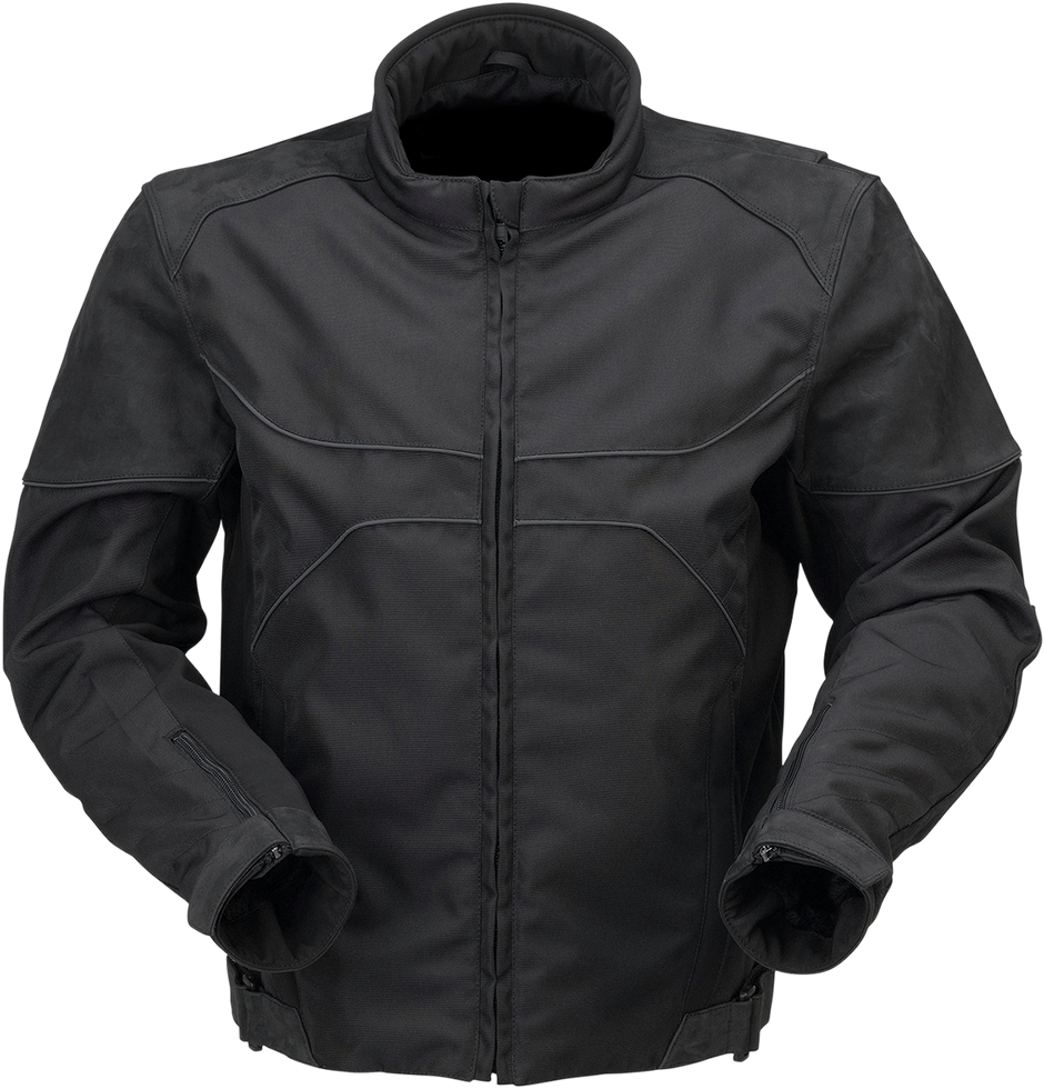 Black Z1R Reverance jacket in small size, street apparel with a sleek design and durable material.