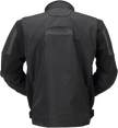 Black Z1R Reverance Jacket in small size, streetwear style, featuring a sleek design and street apparel branding.