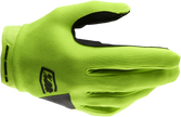 100% Women's Ridecamp Gloves - Fluo Yellow/Black - Medium 10013-00007