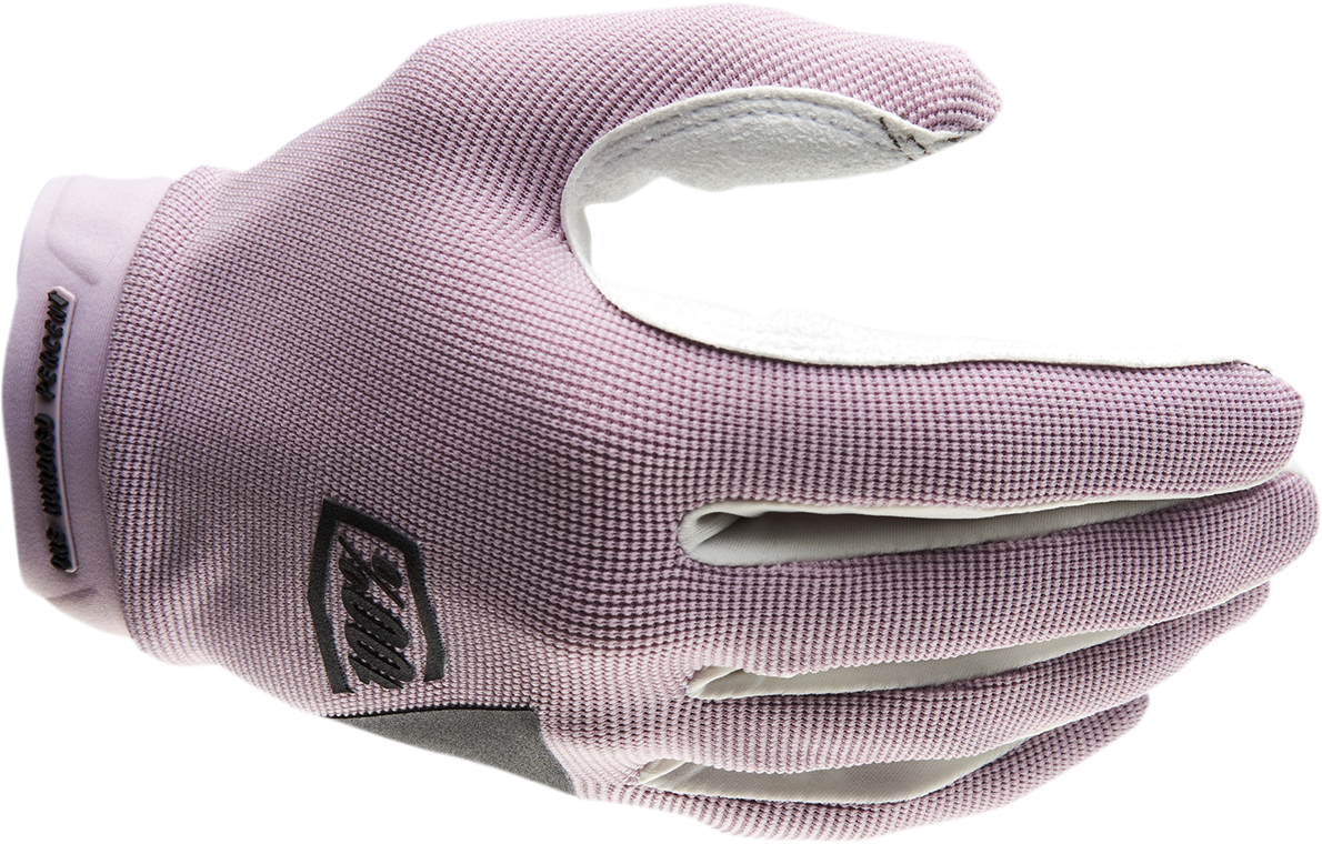 100% Women's Ridecamp Gloves - Lavender - Large 10013-00013