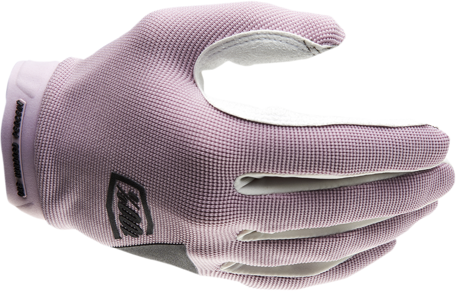 100% Women's Ridecamp Gloves - Lavender - Large 10013-00013