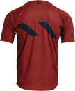 THOR Assist Hazard Short-Sleeve Jersey - Brick/Heather - XS 5020-0001