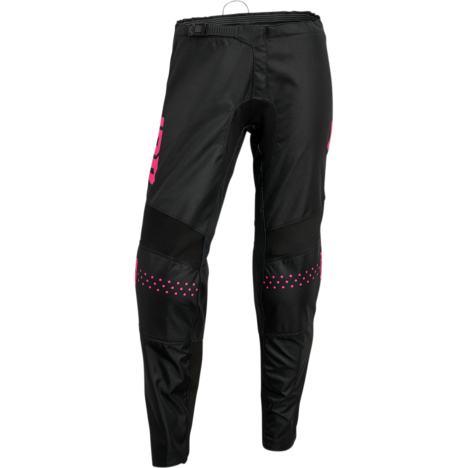 THOR Women's Sector Minimal Pants - Black/Pink Fluo - US 3/4 2902-0306