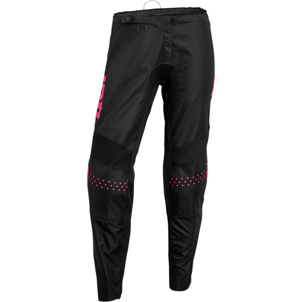 THOR Women's Sector Minimal Pants - Black/Pink Fluo - US 3/4 2902-0306
