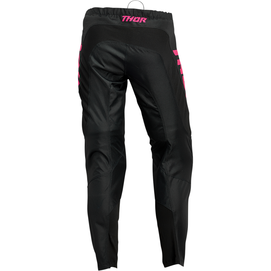 THOR Women's Sector Minimal Pants - Black/Pink Fluo - US 3/4 2902-0306