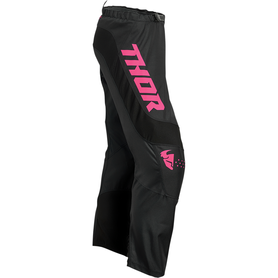 THOR Women's Sector Minimal Pants - Black/Pink Fluo - US 3/4 2902-0306