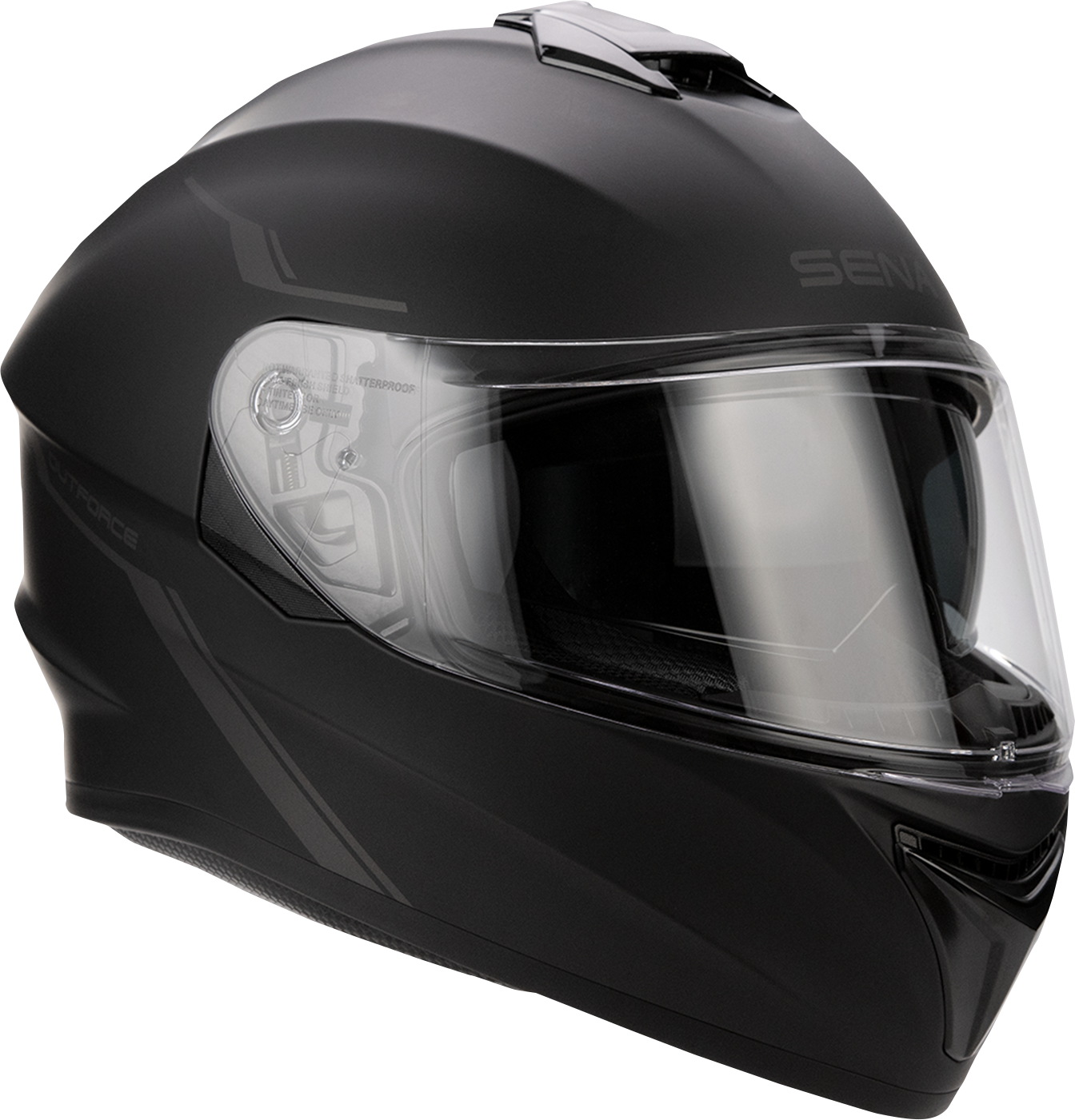 SENA OutForce Helmet - Matte Black - Medium OUTFORCE-MB00M