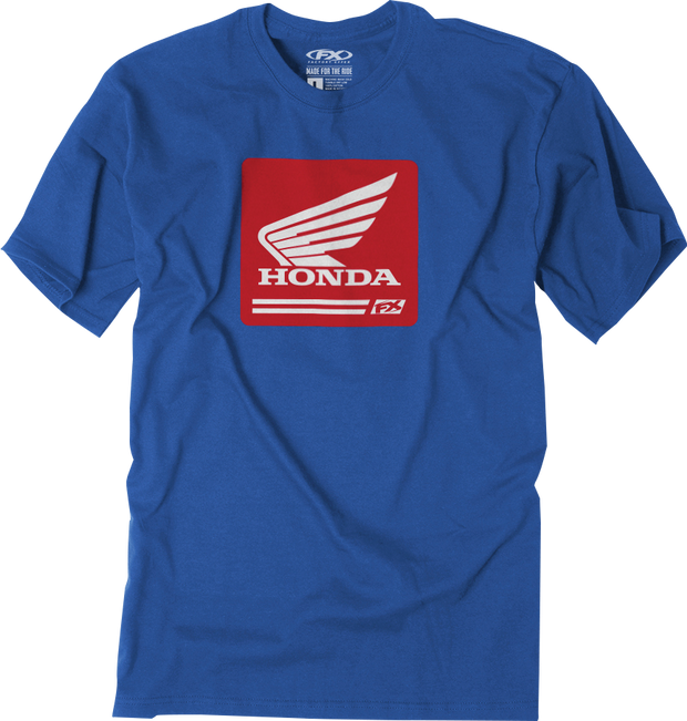 FACTORY EFFEX Honda Crate T-Shirt - Royal Blue - Medium 26-87312