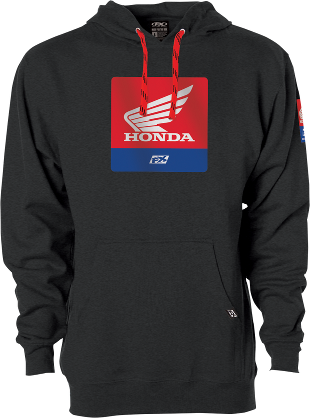 FACTORY EFFEX Honda Boxer Pullover Hoodie - Heather Charcoal - Medium 26-88302