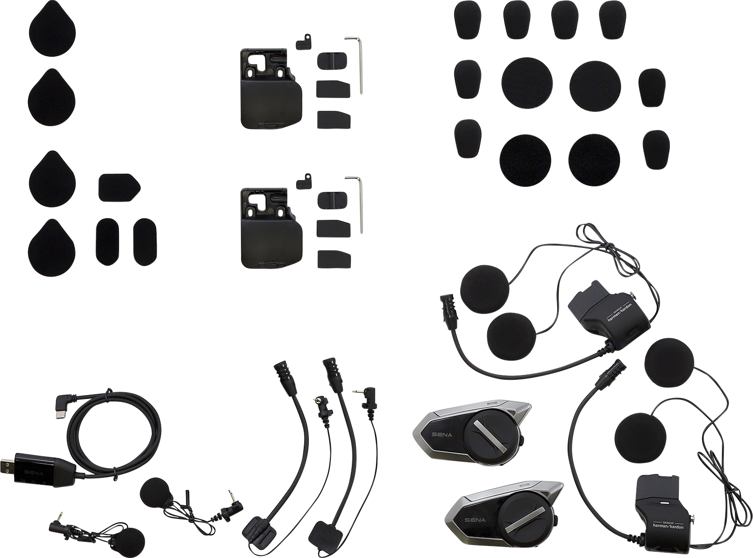 SENA Intercom - 50S - HD Speakers - Dual Pack 50S-10D-