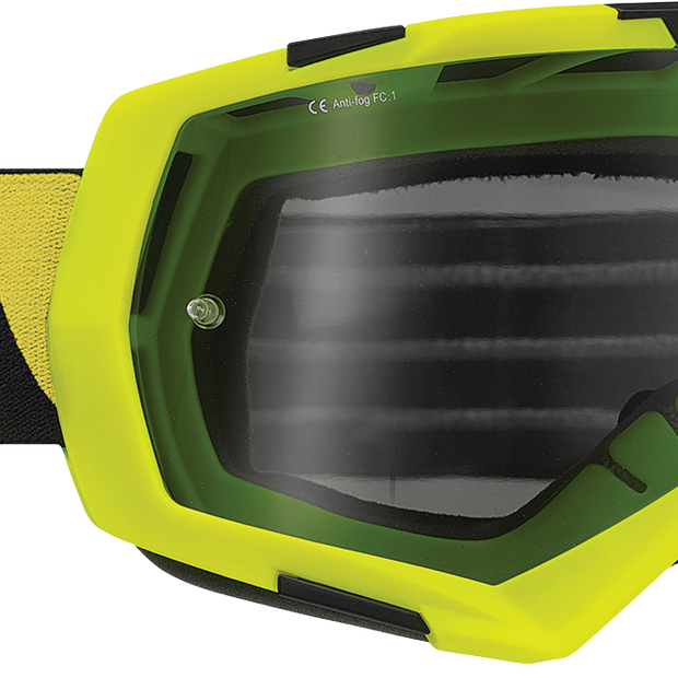 THOR Regiment Goggle - Lime/Black - Smoke Lens 2601-2965