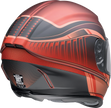 Z1R Jackal street full face helmet in Dark Matter with red accents, adult XS size, featuring aerodynamic design and ventilation.