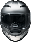 Z1R Jackal satin titanium street full-face helmet for adults, small size with sleek design and secure fit.