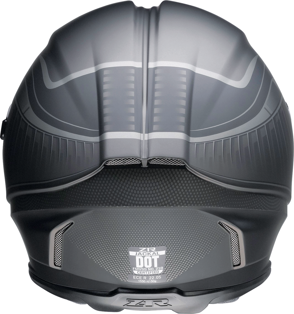 Z1R Jackal street full face helmet in Dark Matter Stealth color, XS size, with aerodynamic design and matte finish.