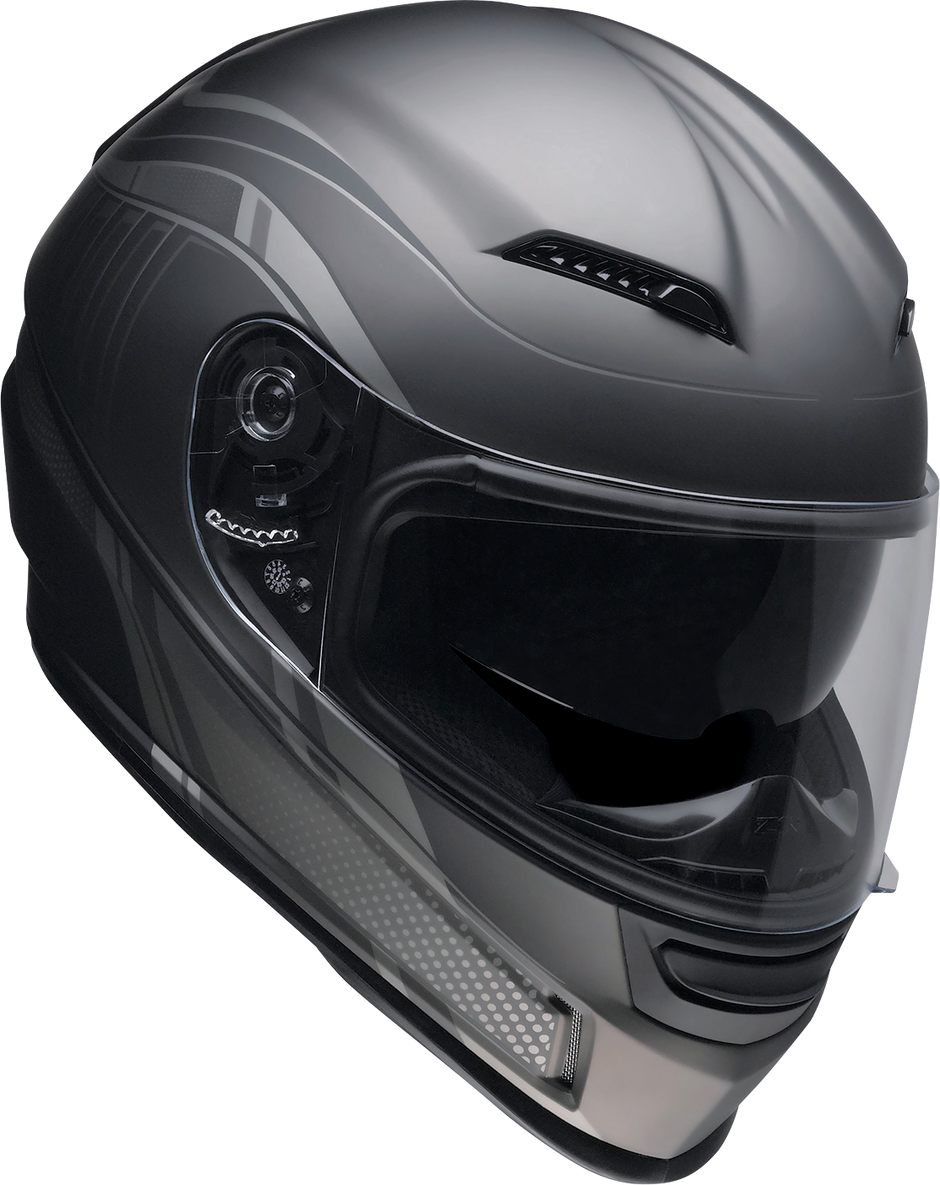Z1R Jackal full face street helmet in Dark Matter Stealth color, XS size, featuring a sleek design for adult riders.