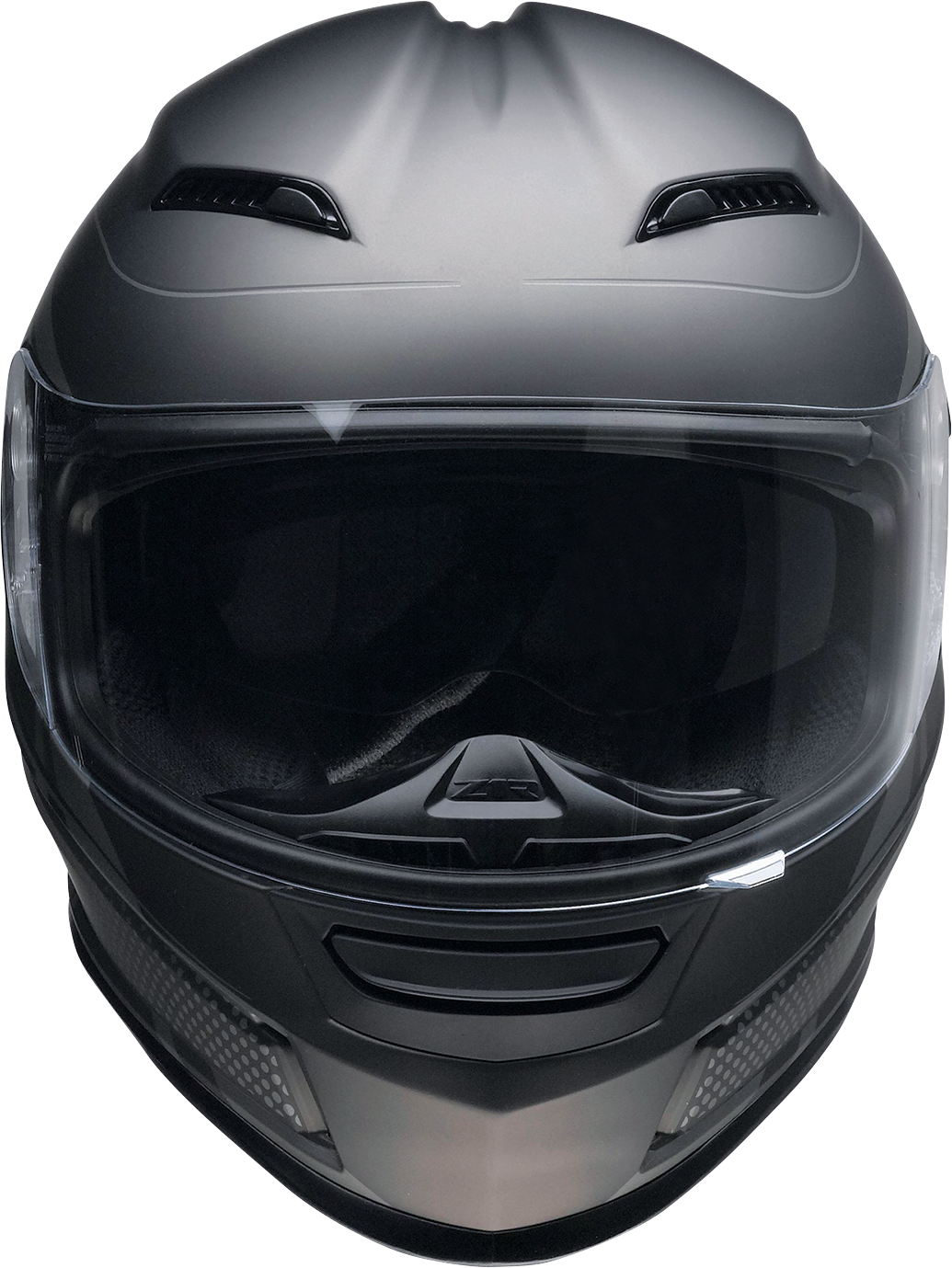 Z1R Jackal Street Full Face Helmet in Dark Matter Stealth color, XS size, with aerodynamic design and matte finish.