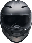 Z1R Jackal Street Full Face Helmet in Dark Matter Stealth color, XS size, with aerodynamic design and matte finish.