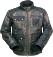Z1R Woodland Camo Jacket in Small, street apparel style with woodland camouflage pattern and zip-up front.