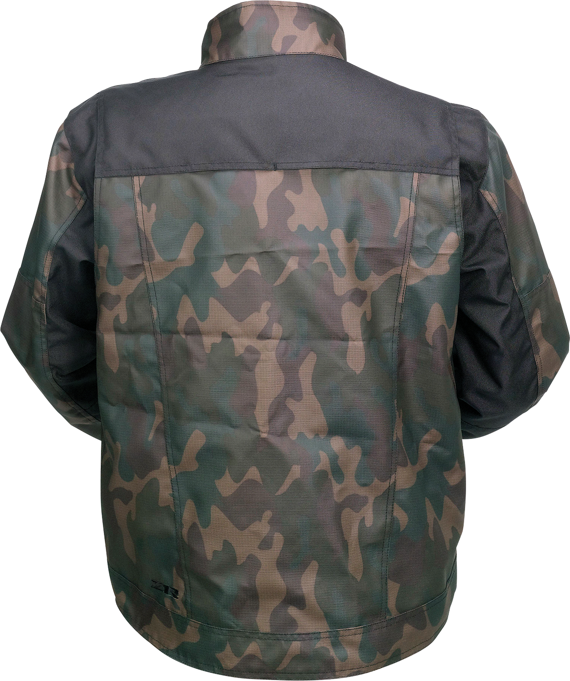 Z1R Woodland Camo Jacket in Small, streetwear style with camouflage pattern and zip-up front.